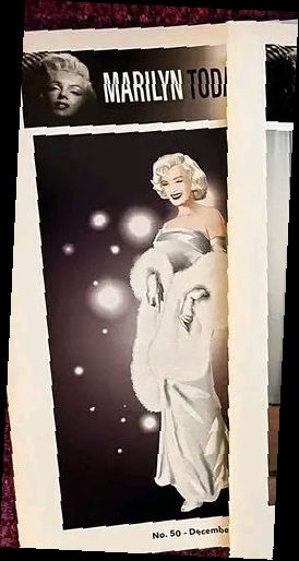 MARILYN TODAY magazine side cover Issue 50  December 2022