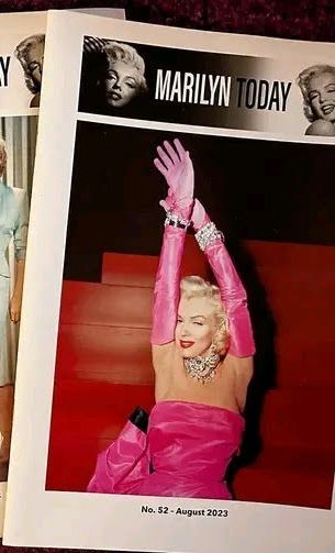 MARILYN TODAY magazine side cover Issue 52  August 2023