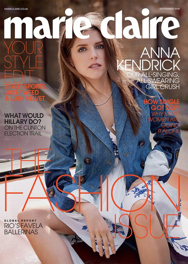 MARIE CLAIRE UK magazine cover  September 2016
