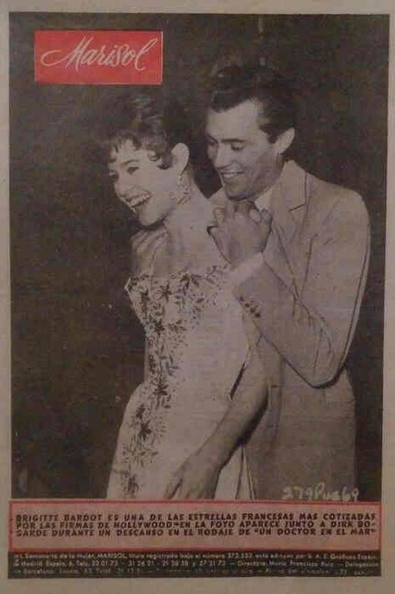 MARISOL magazine side cover 2 January 1956