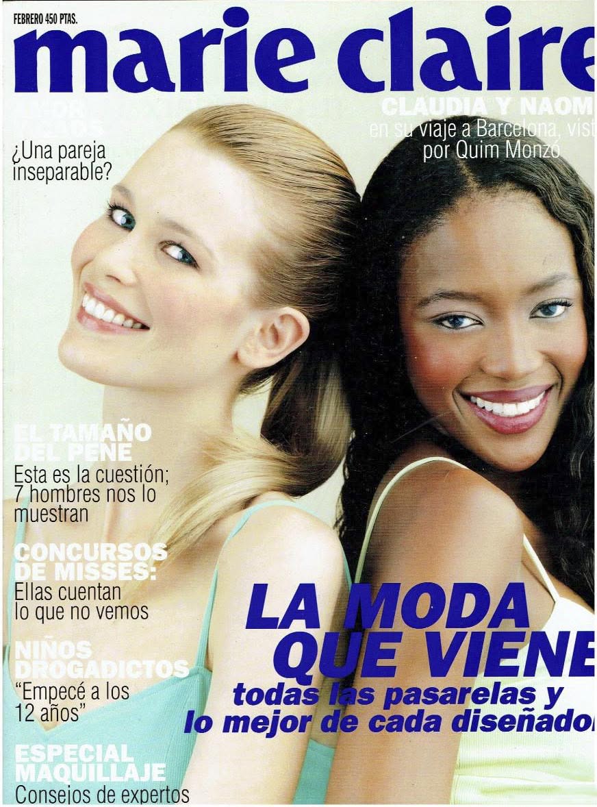 MARIE CLAIRE SPAIN magazine side cover Issue 113  February 1997