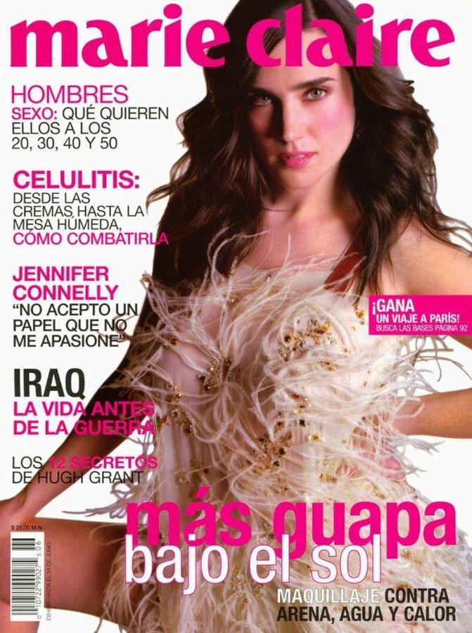 MARIE CLAIRE SPAIN magazine side cover  June 2003