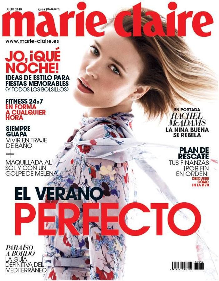 MARIE CLAIRE SPAIN magazine side cover  July 2015