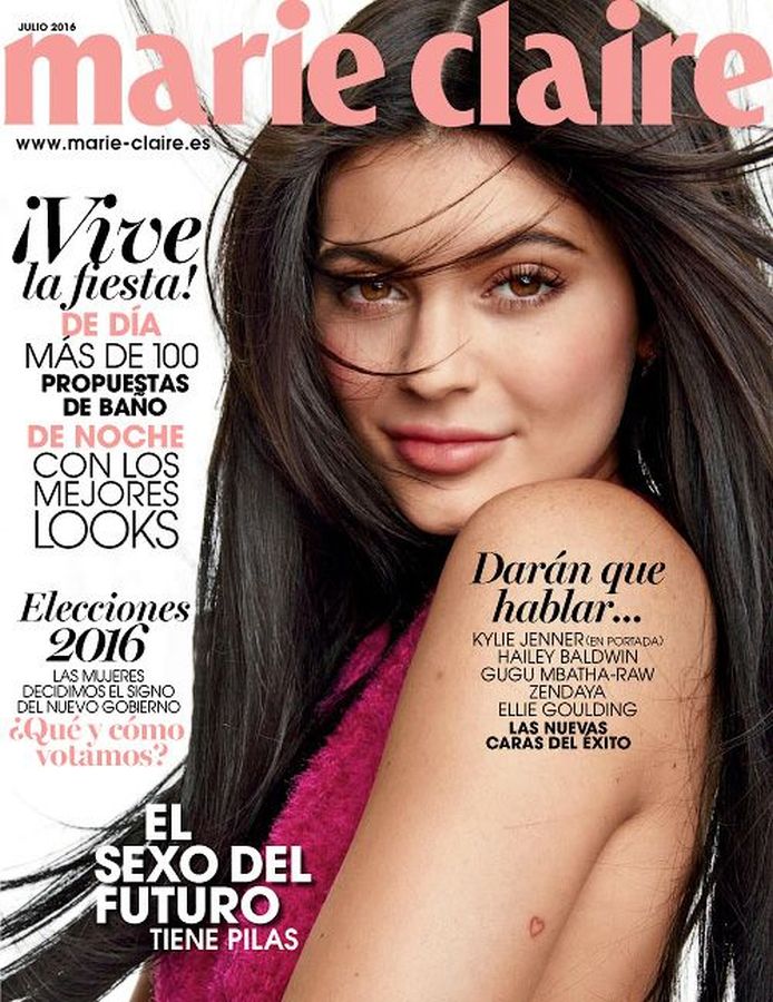 MARIE CLAIRE SPAIN magazine side cover  July 2016