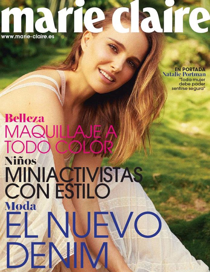 MARIE CLAIRE SPAIN magazine side cover  April 2019