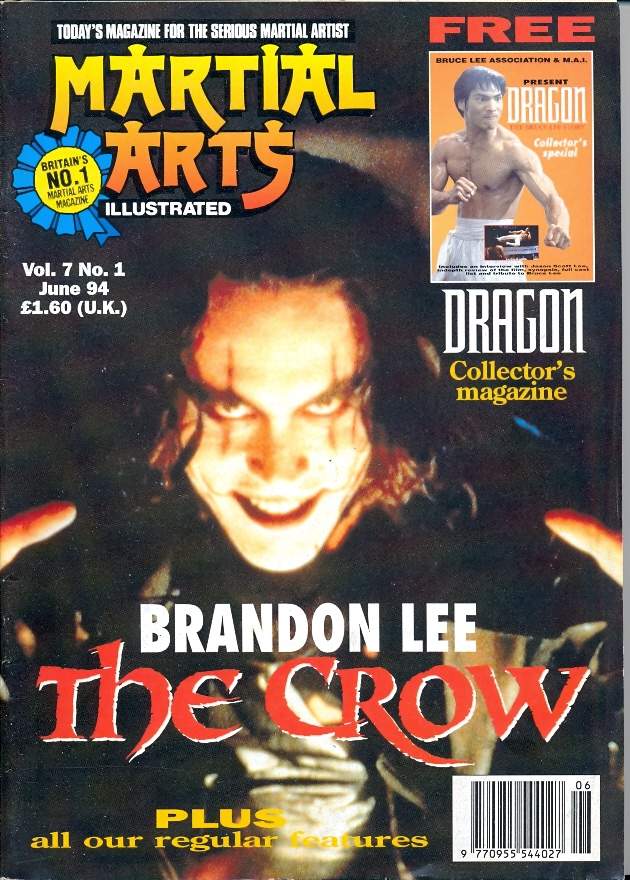 MARTIAL ARTS ILLUSTRATED magazine side cover  June 1994
