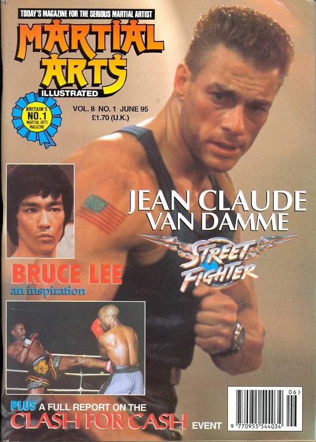 MARTIAL ARTS ILLUSTRATED magazine side cover  June 1995