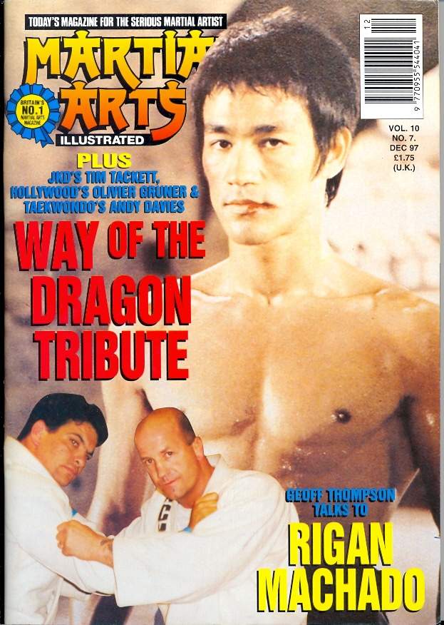 MARTIAL ARTS ILLUSTRATED magazine side cover  December 1997