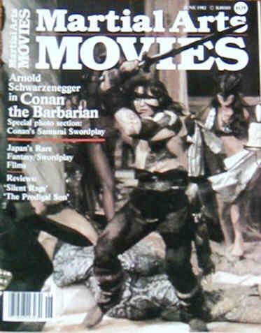 MARTIAL ARTS MOVIES magazine cover June 1982