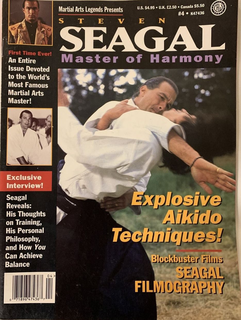 MARTIAL ARTS LEGENDS magazine side cover Issue 4   1993