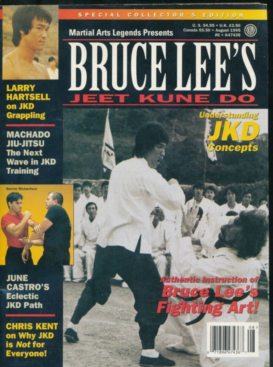 MARTIAL ARTS LEGENDS magazine side cover  August 1995
