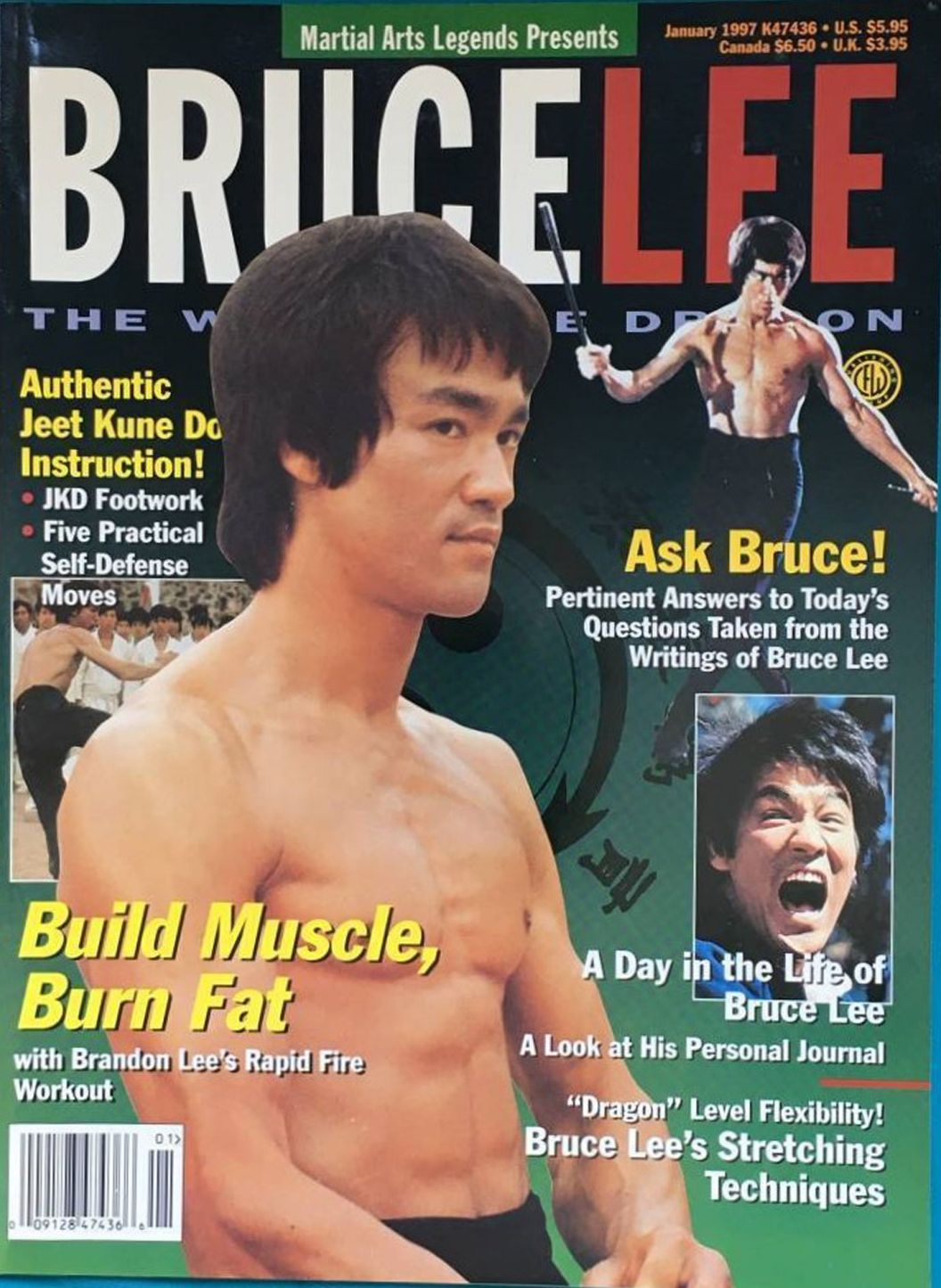 MARTIAL ARTS LEGENDS magazine side cover  January 1997