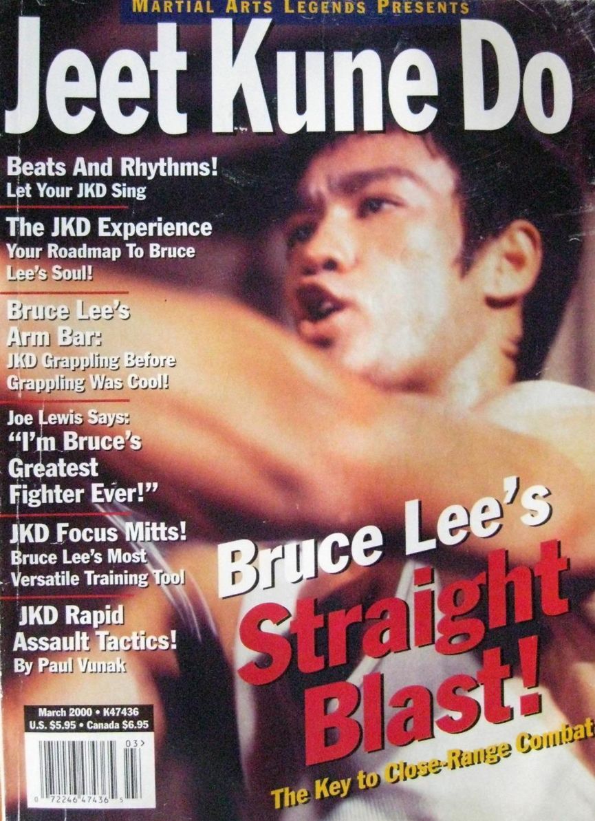 MARTIAL ARTS LEGENDS magazine side cover  March 2000