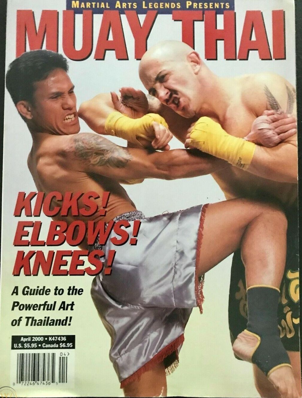 MARTIAL ARTS LEGENDS magazine side cover  April 2000