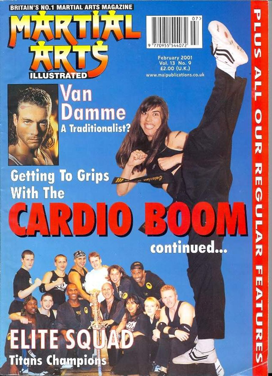 MARTIAL ARTS ILLUSTRATED magazine side cover  Vol 13 No  9  February 2001