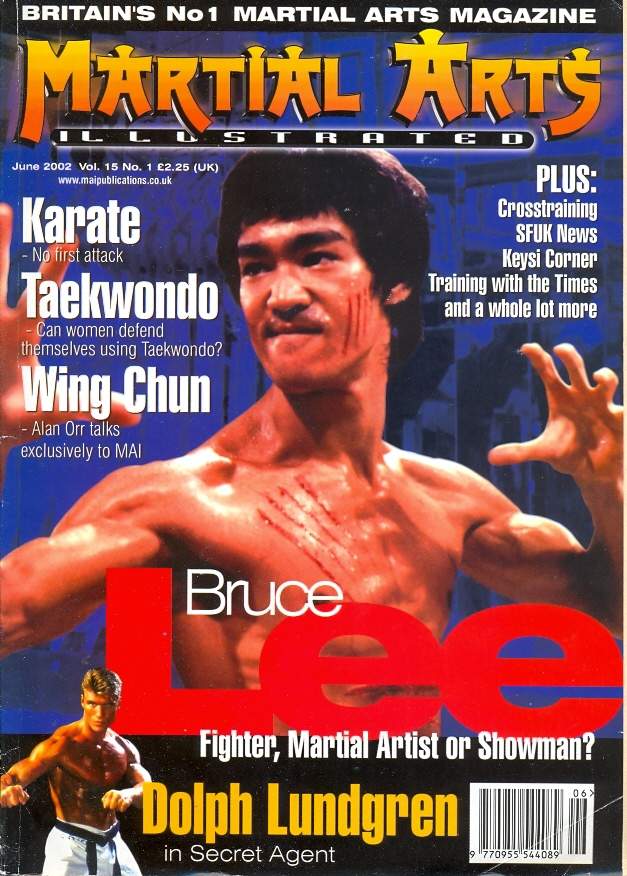 MARTIAL ARTS ILLUSTRATED magazine side cover  June 2002