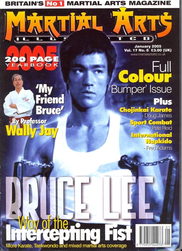 MARTIAL ARTS ILLUSTRATED magazine side cover  January 2005