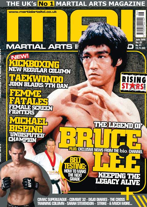 MARTIAL ARTS ILLUSTRATED magazine side cover  June 2009