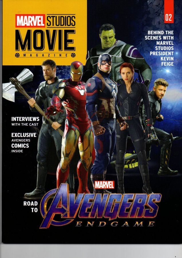 MARVEL STUDIOS MOVIE MAGAZINE magazine side cover Issue 2   2019