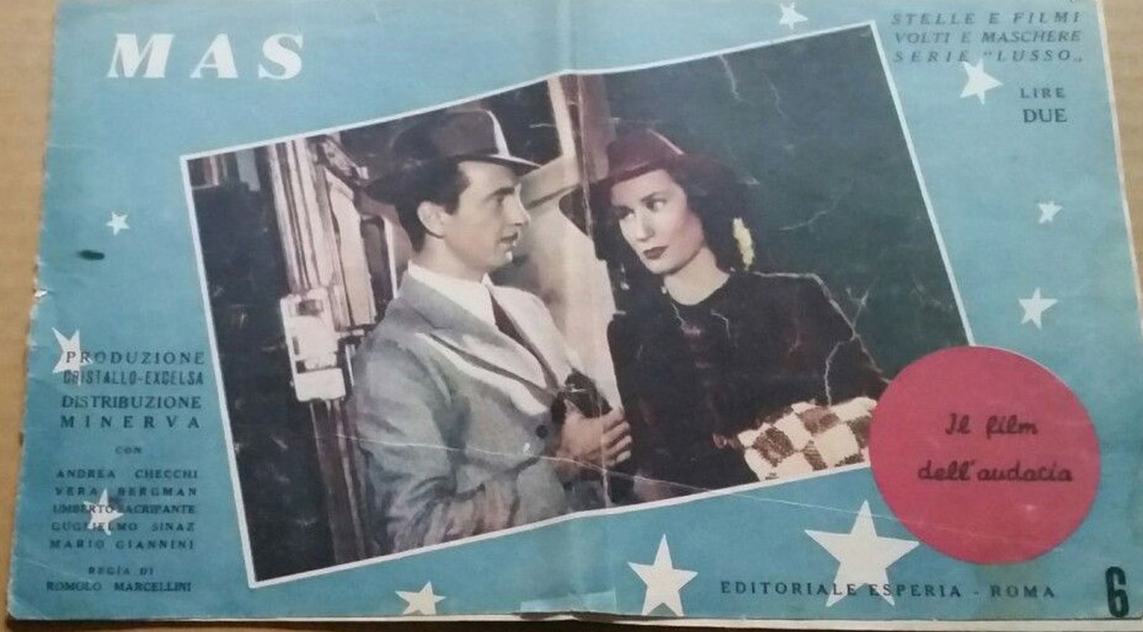 MAS magazine side cover Issue 6   1942