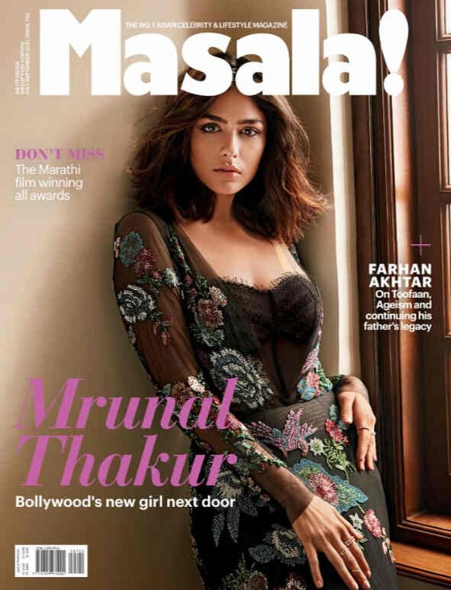 MASALA magazine side cover  July/September 2021