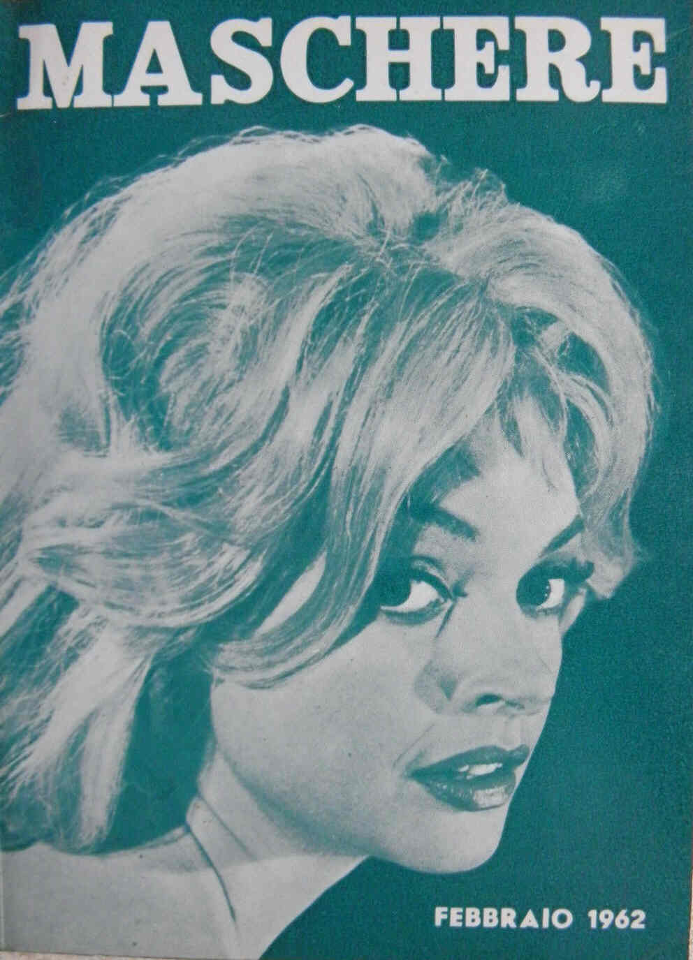 MASCHERE magazine side cover February 1962