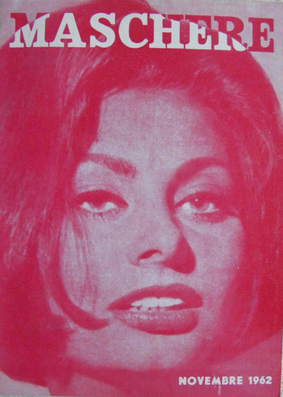MASCHERE magazine side cover November 1962