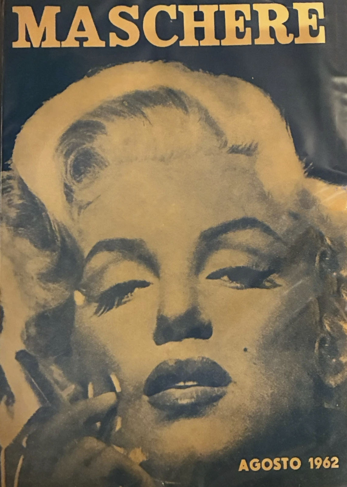 MASCHERE magazine side cover  August 1962