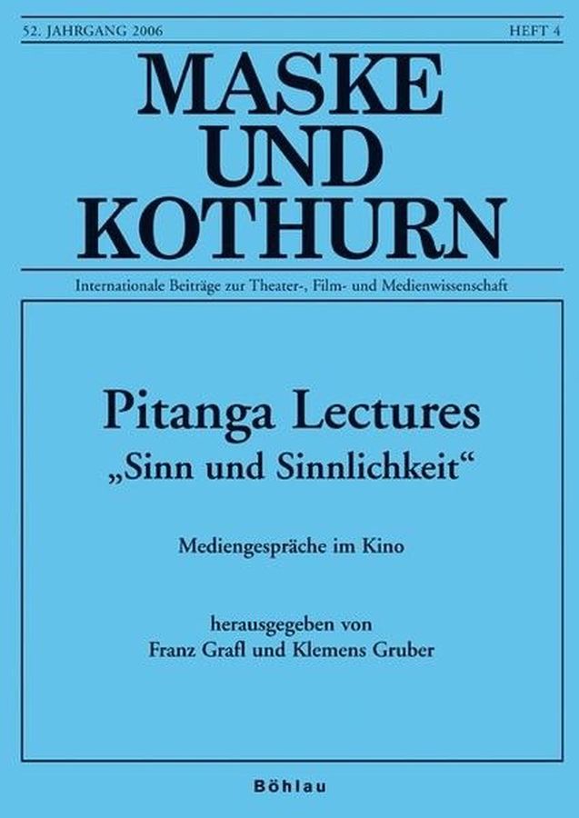 MASKE UND KOTHURN magazine side cover Issue 52   2006