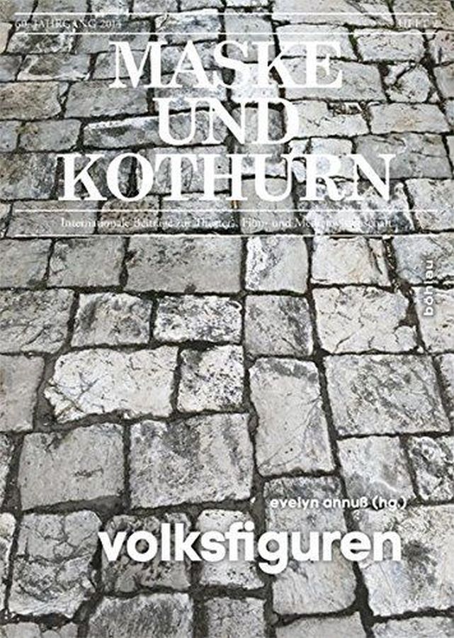 MASKE UND KOTHURN magazine side cover Issue 60   2014