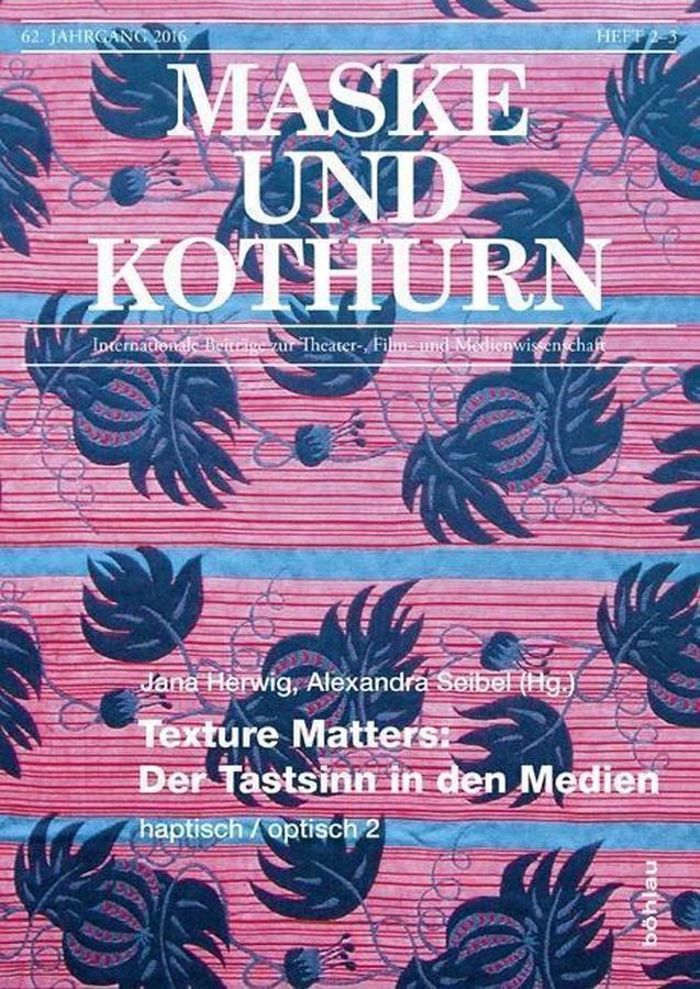MASKE UND KOTHURN magazine side cover Issue 62   2016