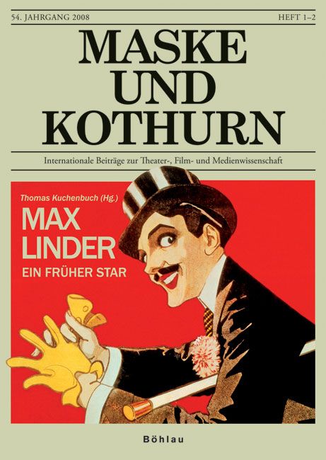 MASKE UND KOTHURN magazine side cover Issue 54  2008