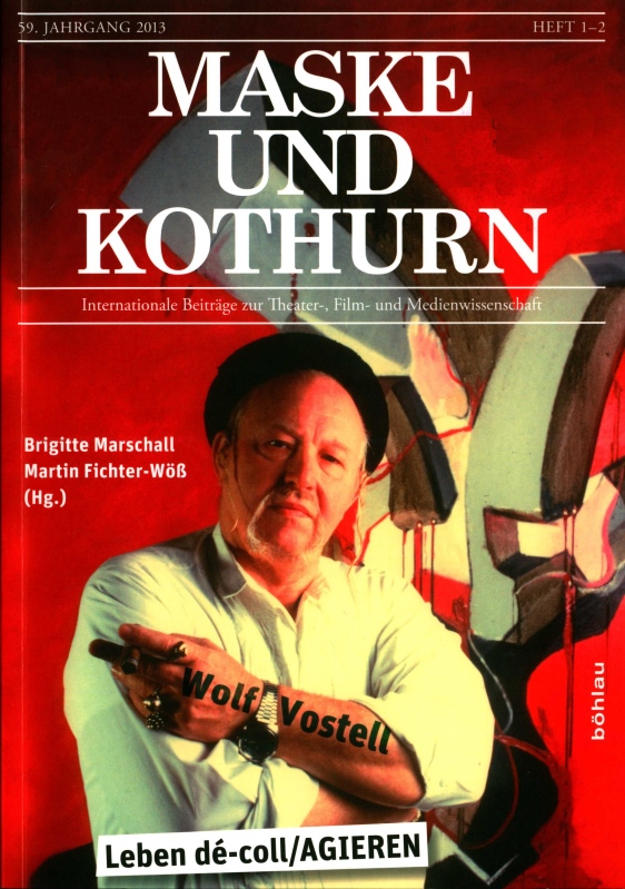 MASKE UND KOTHURN magazine side cover Issue 59  2013