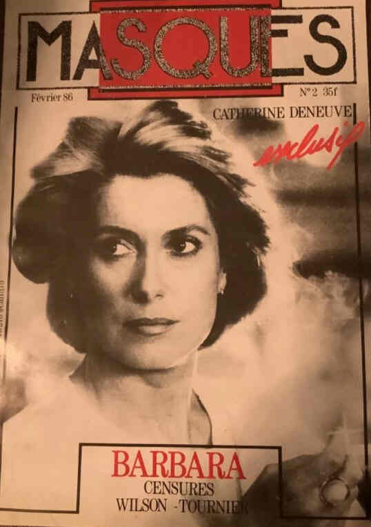 MASQUES 1980S magazine side cover Issue 2  February 1986
