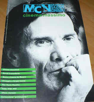 MCN-MUSEO NAZIONALE DEL CINEMA-CINEMA MASSIMO magazine side cover Issue 1 July 1989