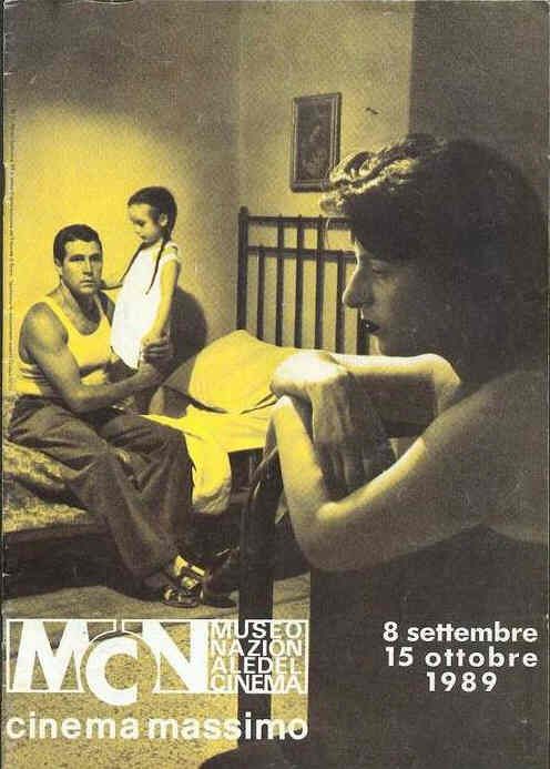 MCN-MUSEO NAZIONALE DEL CINEMA-CINEMA MASSIMO magazine side cover 8 September-15 October 1989
