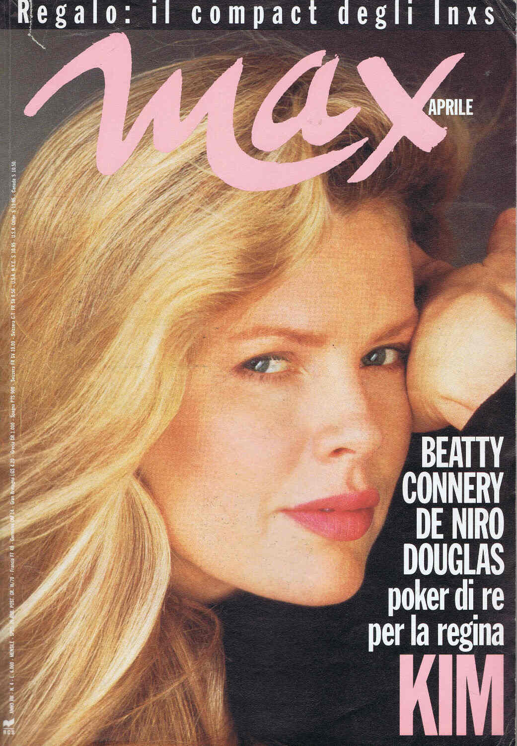 MAX magazine side cover April 1992