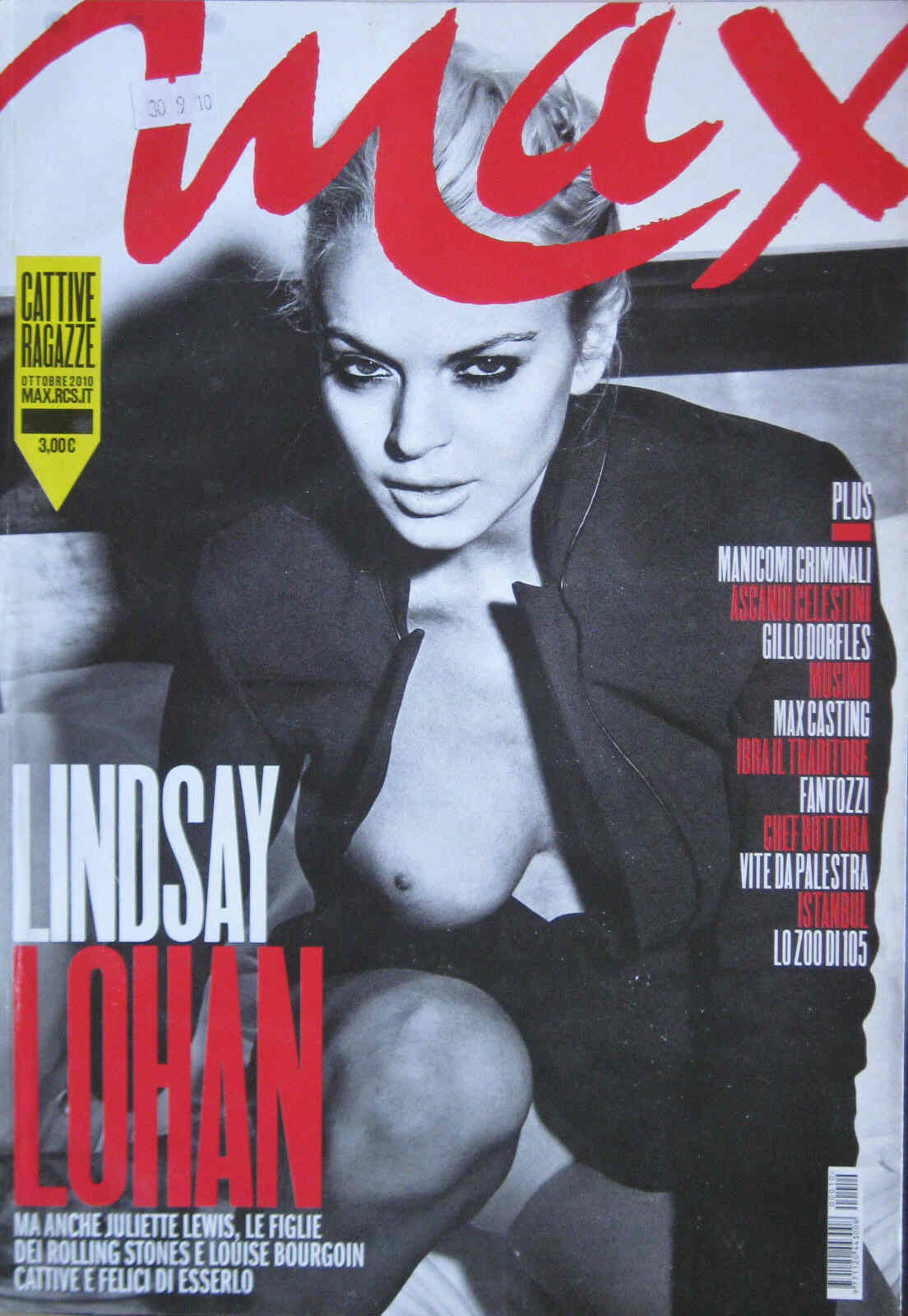 MAX magazine side cover October 2010