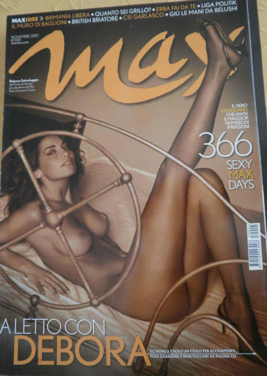 MAX magazine side cover November 2007