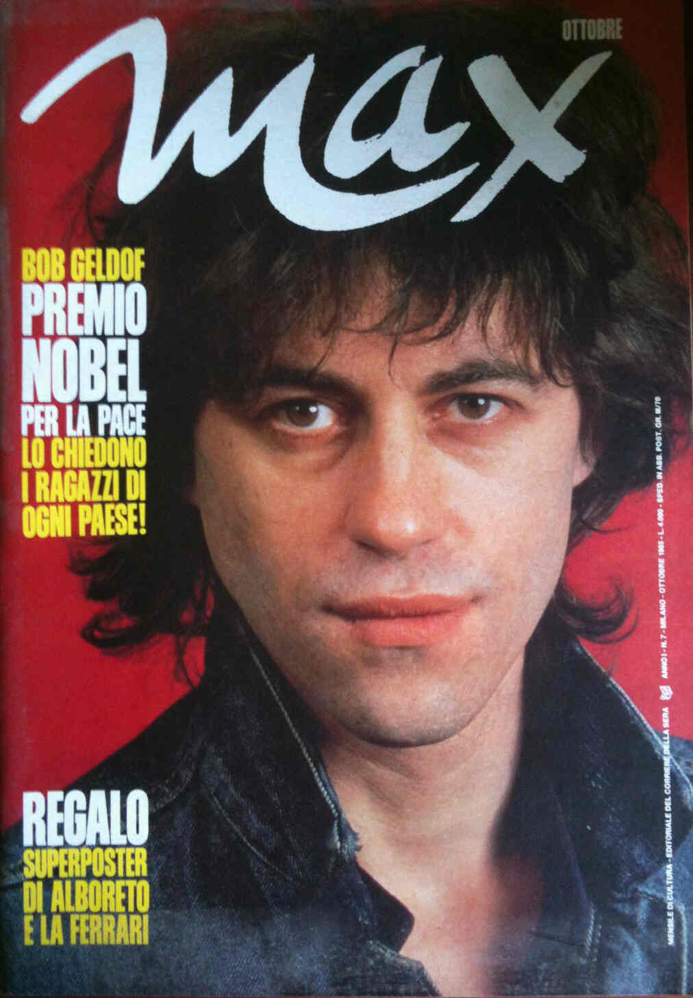MAX magazine side cover October 1985