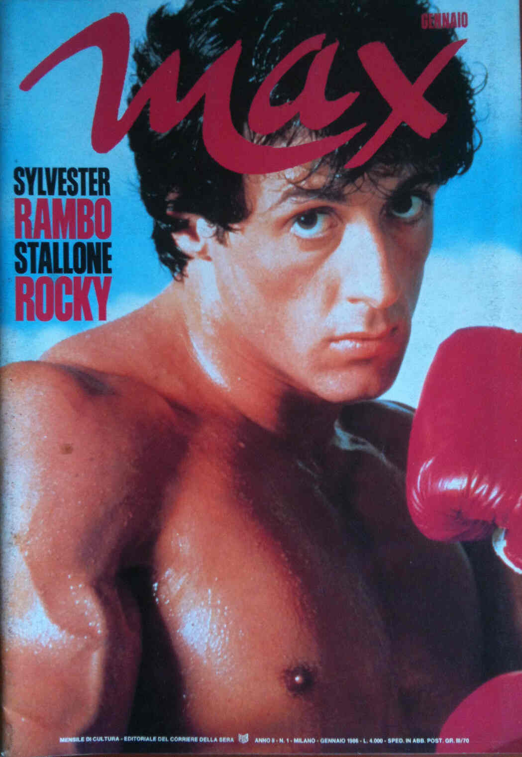 MAX magazine side cover January 1986