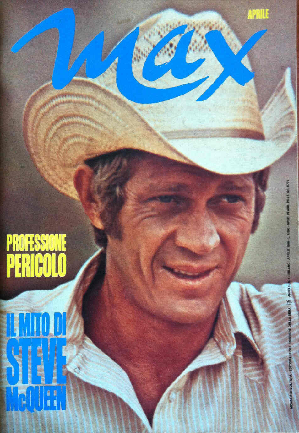 MAX magazine side cover April 1986