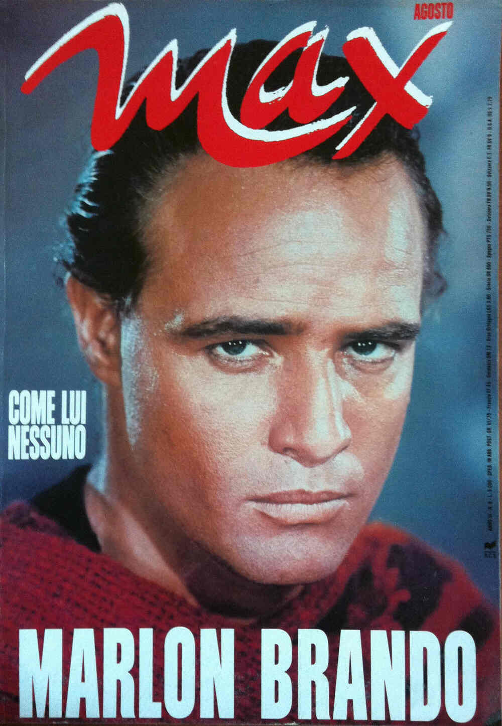 MAX magazine side cover August 1987