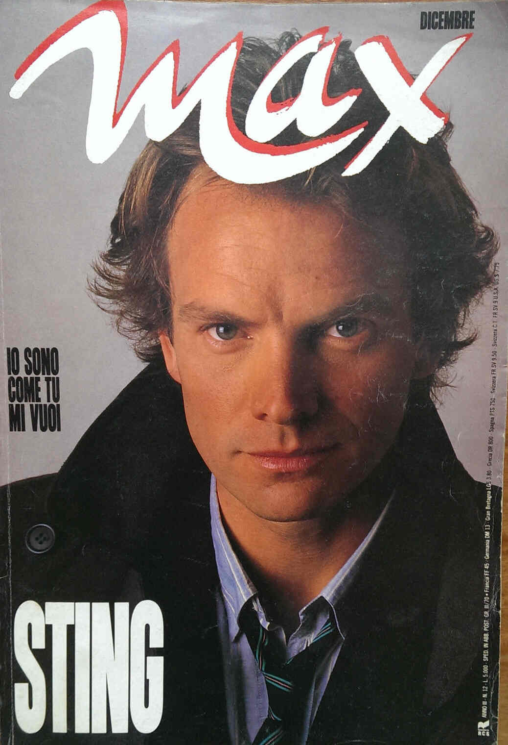 MAX magazine side cover December 1987