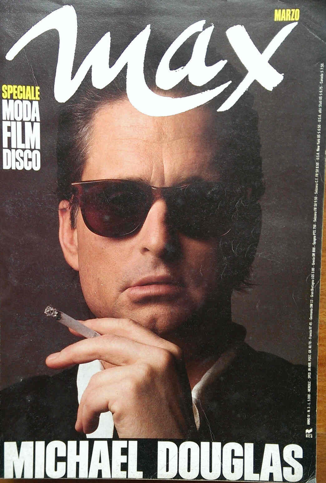 MAX magazine side cover March 1988