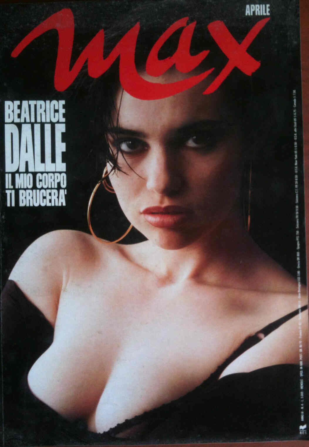 MAX magazine side cover April 1988