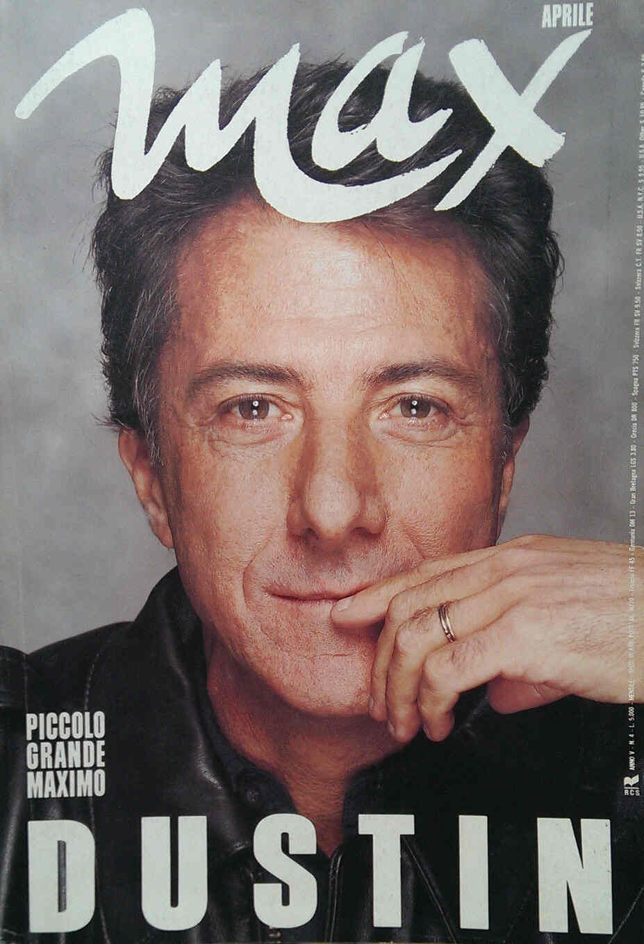 MAX magazine side cover April 1989
