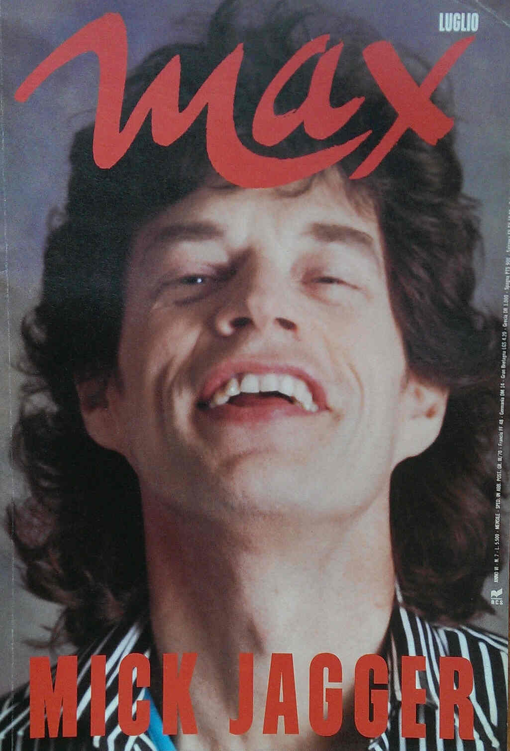 MAX magazine side cover July 1990