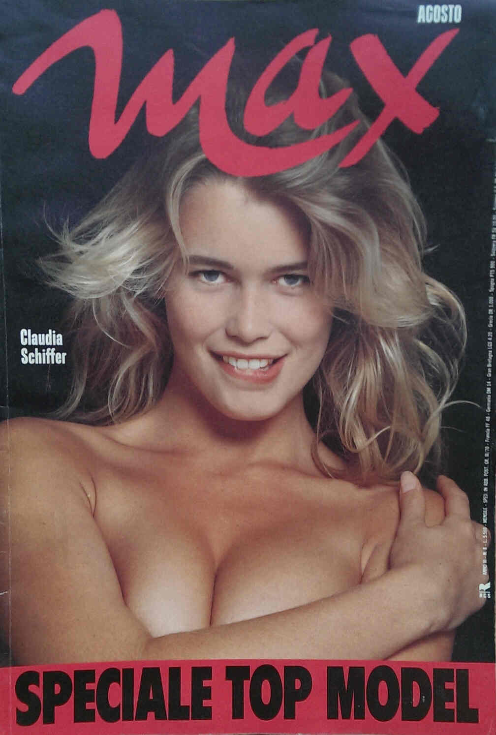 MAX magazine side cover August 1990