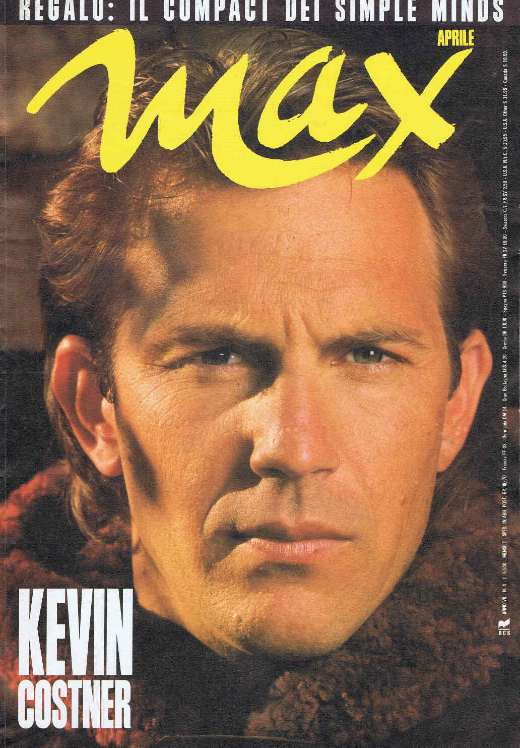MAX magazine side cover April 1991